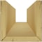 Ekena Millwork 3-Sided (U-beam) Riverwood Endurathane Faux Wood Ceiling Beam, Premium Hickory, 6"W x 10"H  x 22'L BMRW3C0060X100X264ZH - alternate 6